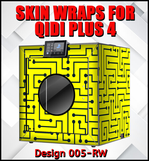 Skin Wrap for Qidi Plus 4 printer design 005-RW