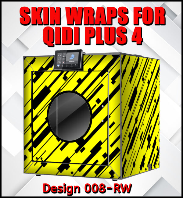 Skin Wrap for Qidi Plus 4 printer design 008-RW