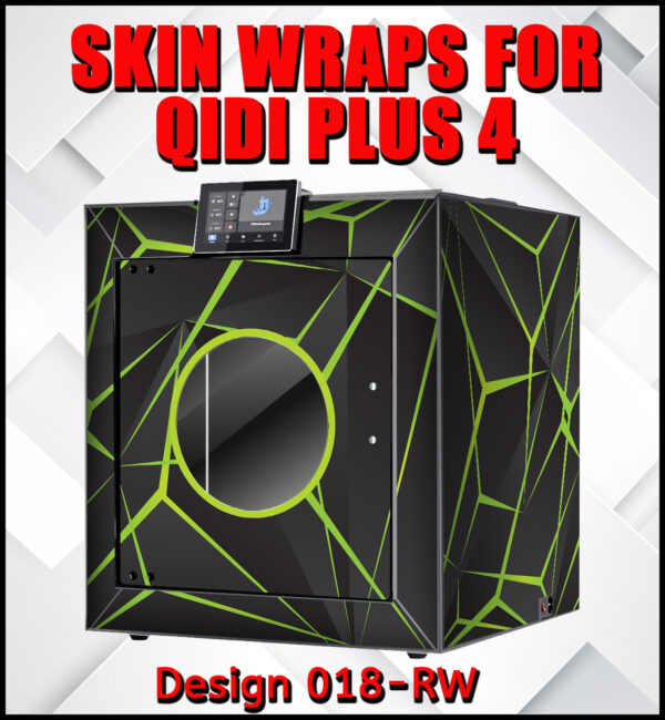 Skin Wrap for Qidi Plus 4 printer design 018-RW