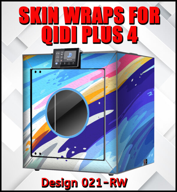Skin Wrap for Qidi Plus 4 printer design 021-RW