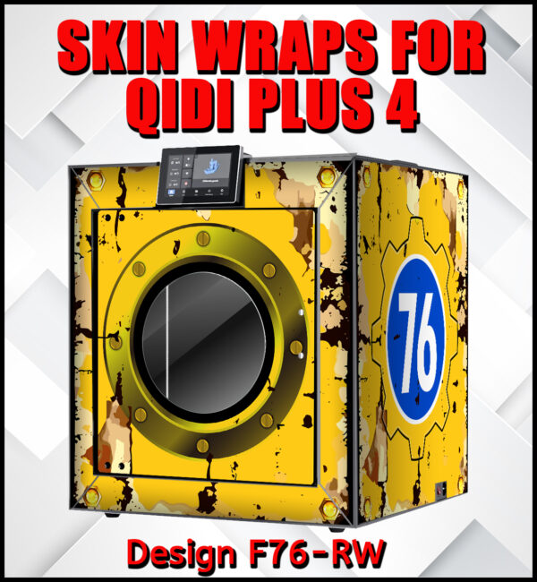 Skin Wrap for Qidi Plus 4 printer design F76-RW